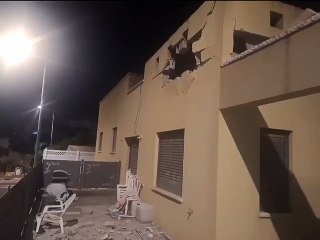 إصابة مبنى في كريات شمونة