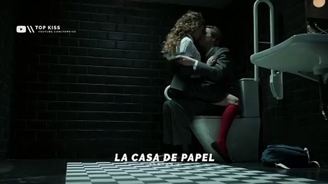 Sexy Hot Romantic Scene - MONEY HEIST - KISS SCENE in the Toilet
