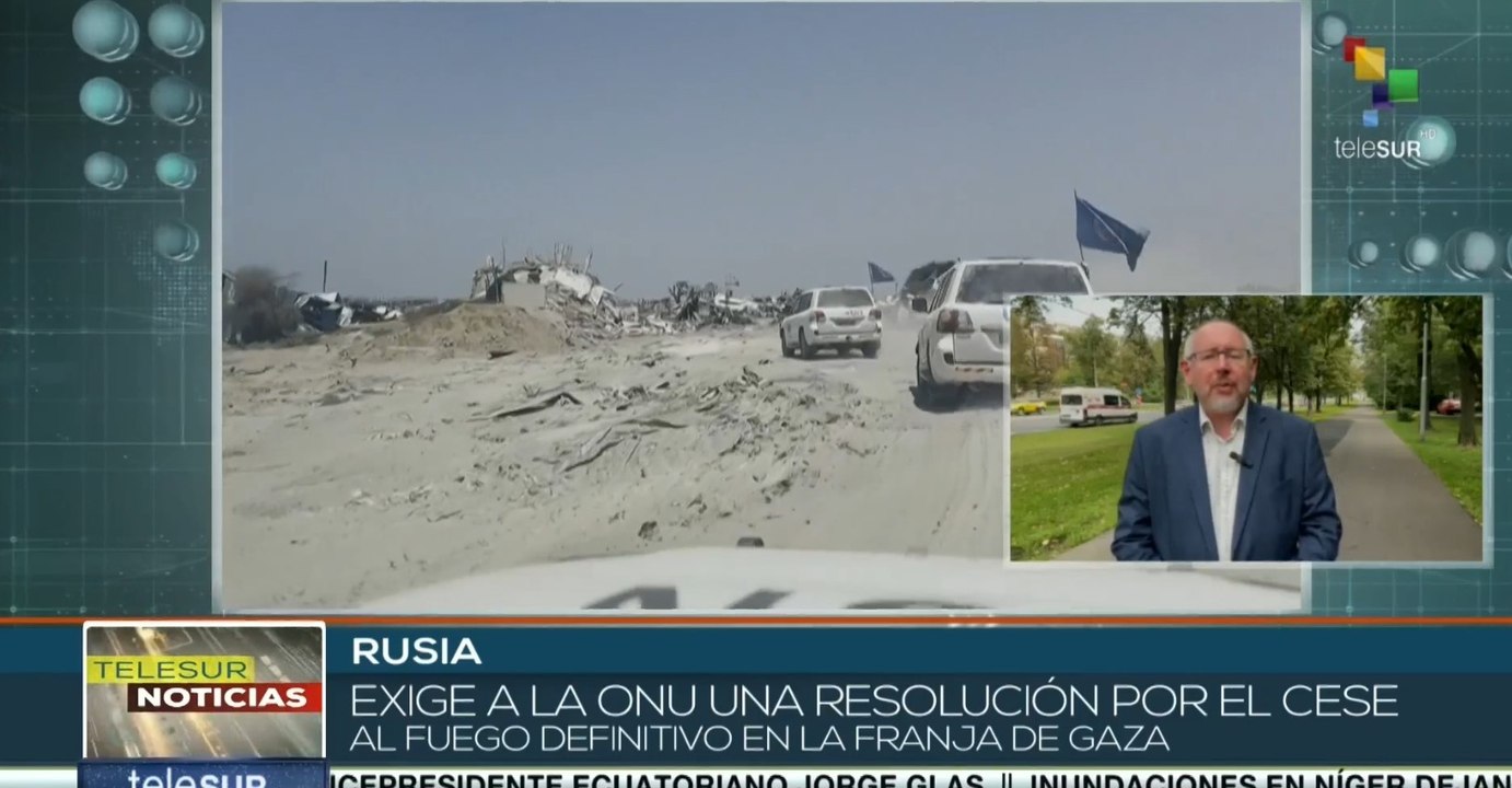 Rusia insta a la ONU a buscar una resolución por el cese al fuego en Gaza