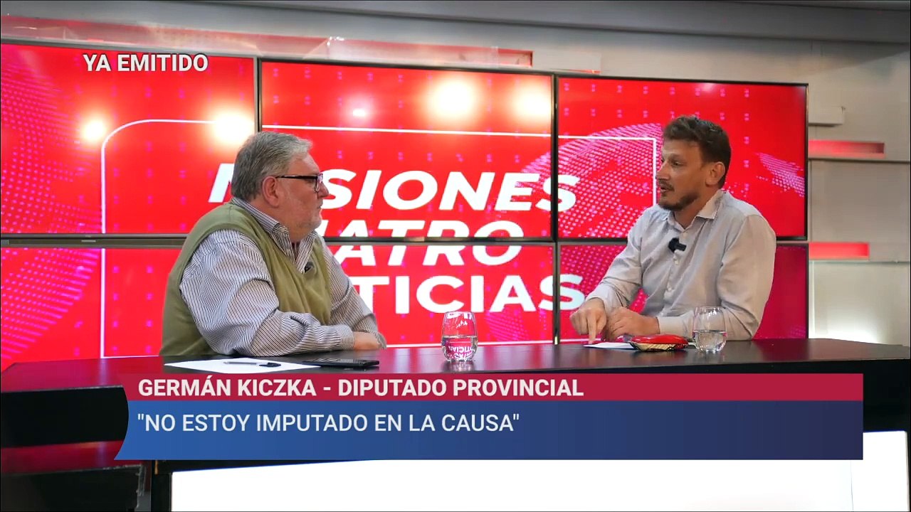 Germán Kiczka habló del allanamiento en su casa