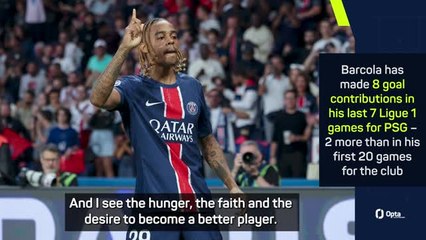 Enrique hails Barcola's 'hunger and desire' after Montpellier thumping