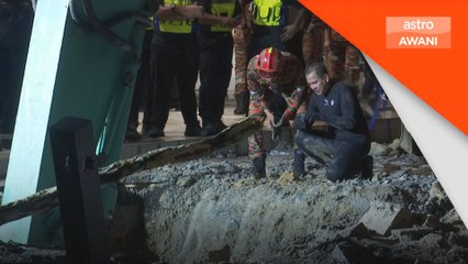 Operasi SAR wanita terjerlus di Jalan Masjid India disambung pagi ini