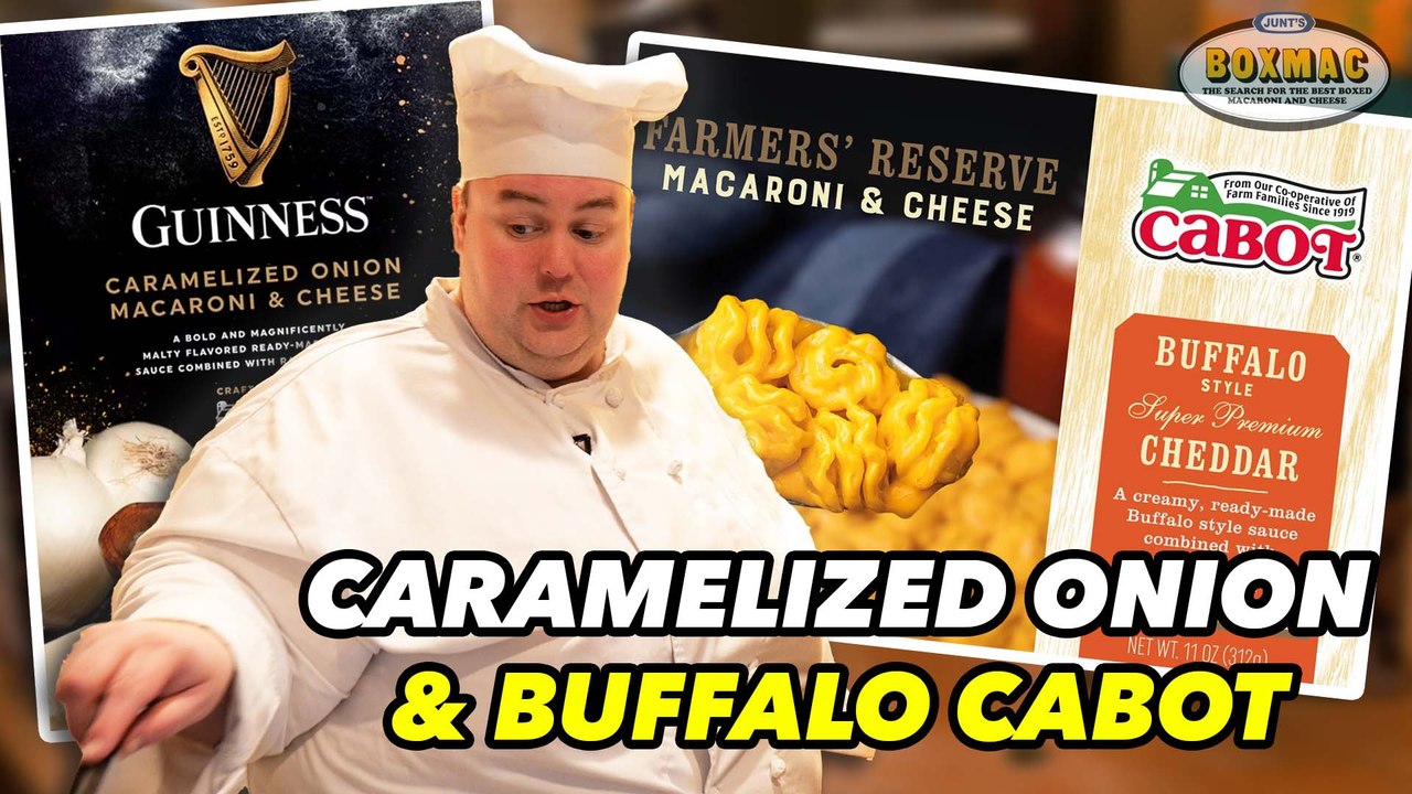 Buffalo, American, Caramelized Onion Guinness CABOT! | BoxMac 185