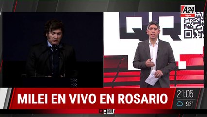 ️  Desde Rosario, JAVIER MILEI cargó contra la oposición