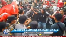 Aksi Unjuk Rasa Mahasiswa Bojonegoro Diwarnai Aksi Kericuhan