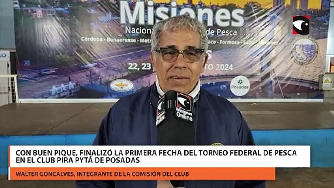 Con buen pique, finalizó la primera fecha del Torneo Federal de Pesca en el Club Pira Pytá de Posadas