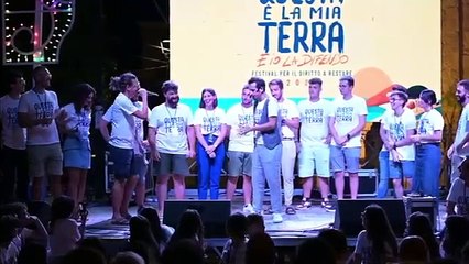 Lipari (Striscia La Notizia) ai giovani del sud: «Non abbandonate la vostra terra»