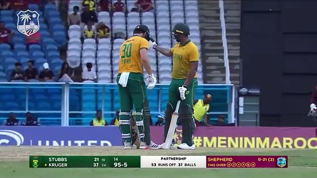 Nicholas Pooran Smashes 7 Sixes in 65*! | Highlights | West Indies v South Africa | 1st T20I