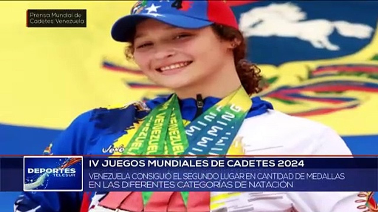 IV Juegos Mundiales De Cadetes 2024  DEPORTES TELESUR 23-08-2024