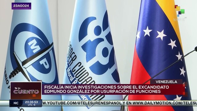 Fiscalía venezolana citará al excandidato Edmundo González por delito de usurpación de funciones