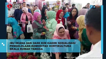 Ibu Iriana Dan Oase KIM Hadiri Sosialisasi Pengelolaan Komoditas Hortikultura Skala Rumah Tangga