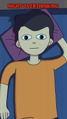 Night overthinking part 1 Hindi short animation