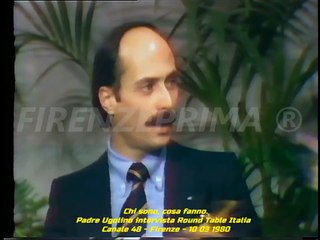 Chi sono, cosa fanno. Padre Ugolino intervista  Round Table Italia. Canale 48 - 10 03 1980.
