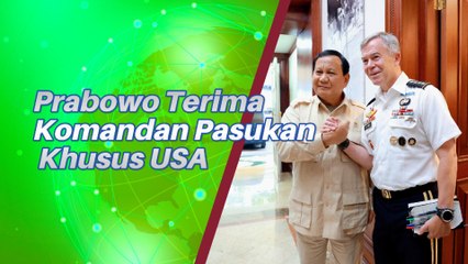 Prabowo Terima Kunjungan Komanda Pasukan Khusus Amerika Serikat