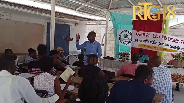 Pati Politik Gwoup Refòmis demare yon seri fòmasyon pou manm li yo nan depatman Latibonit.