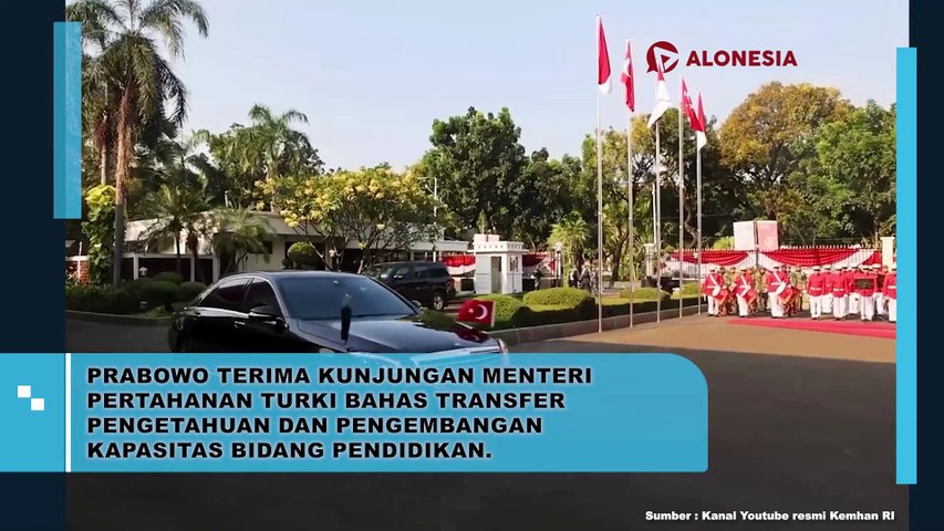 Prabowo Terima Kunjungan Menteri Pertahanan Turki Bahas Transfer Pengetahuan dan Pengembangan Kapasitas Bidang Pendidikan