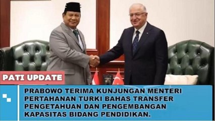 Terima Kunjungan dari Menhan Turki, Ini Harapan Prabowo Subianto!