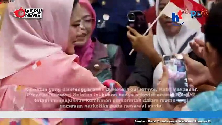 Ibu Iriana dan Anggota Oase KIM Hadiri Sosialisasi Anti Narkoba