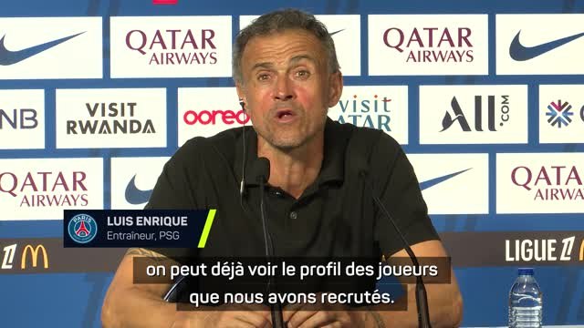 PSG - Luis Enrique très satisfait des recrues João Neves, Pacho et Désiré Doué