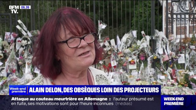 Après c'est fini, c'est une page qui va se tourner : les fans d'Alain Delon se recueillent à Douchy avant les obsèques de leur idole