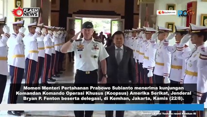 Prabowo Terima Kunjungan Koopsus Amerika Serikat Bahas Perkuatan kemitraan