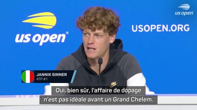 US Open - Sinner et l’affaire de dopage : “Je sais que je n’ai rien fait de mal”