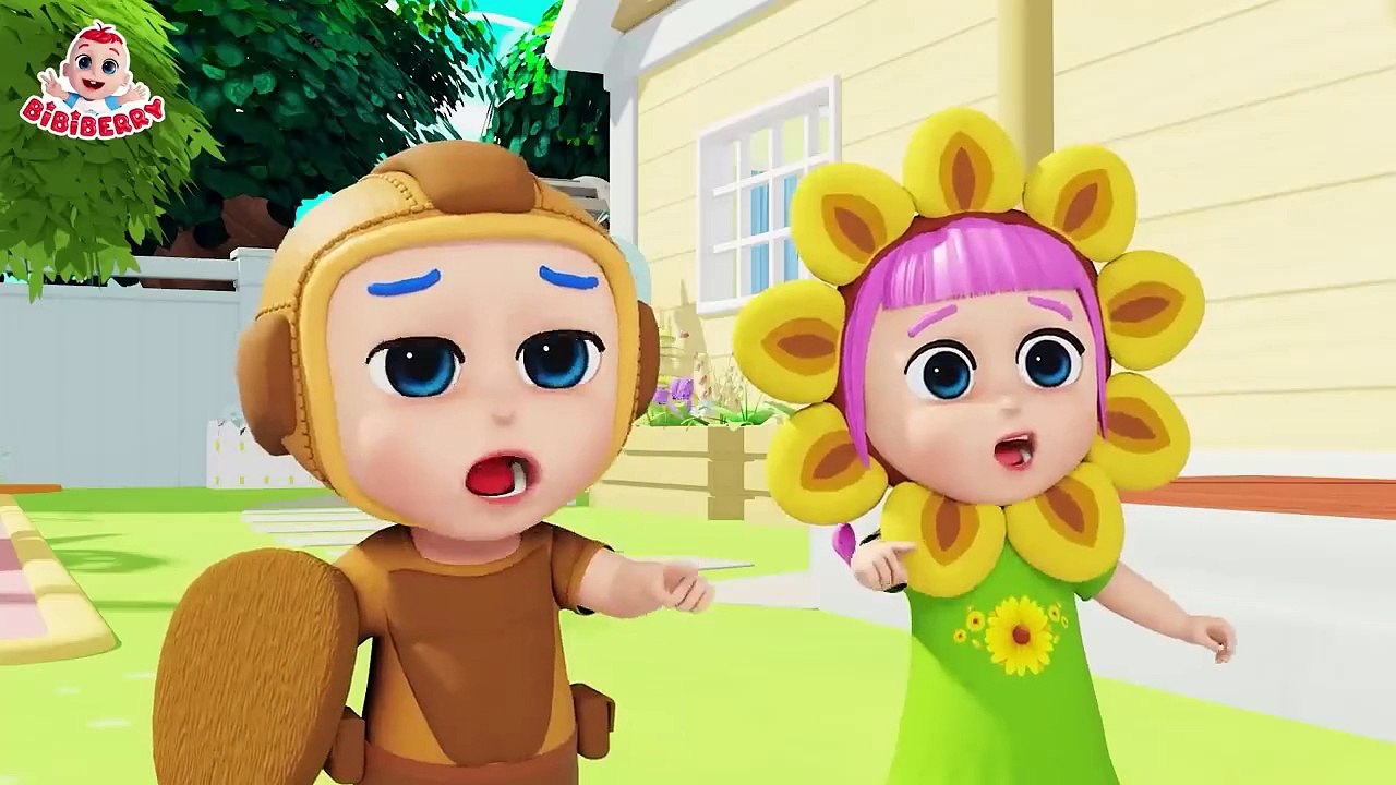 Zombie Dance  Five Little Ducks _ Toddler Learning Video _ Bibiberry Nurse_HD