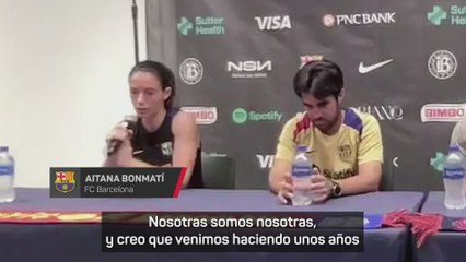 Aitana Bonmatí: "Es un orgullo llevar el nombre del Barça por el mundo"