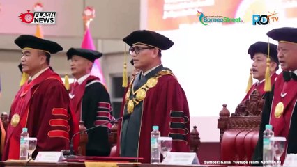 Momen Menhan Prabowo Subianto Hadiri Wisuda 425 Mahasiswa UNHAN RI