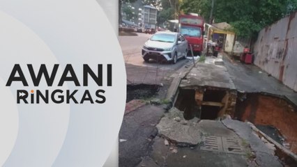 AWANI Ringkas: Longkang runtuh | Mahkamah | Pelancongan