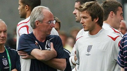 David Beckham reveals last words Sven-Goran Eriksson said to him