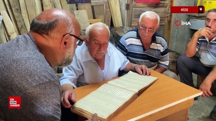 Rize'de 48 yıldır bu köyde ölenlerin isimleri tek tek deftere yazılıyor