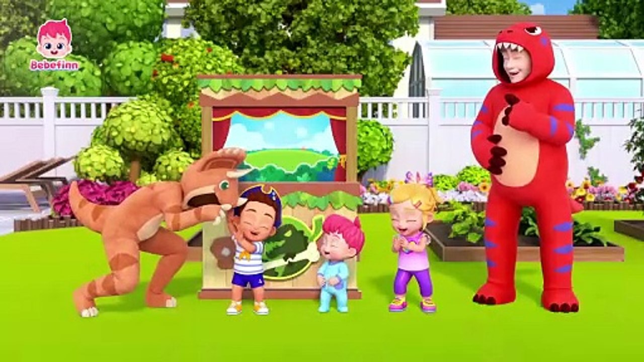 Dino Finger Family _ EP120 _ Bebefinn Nursery Rhymes for Kids