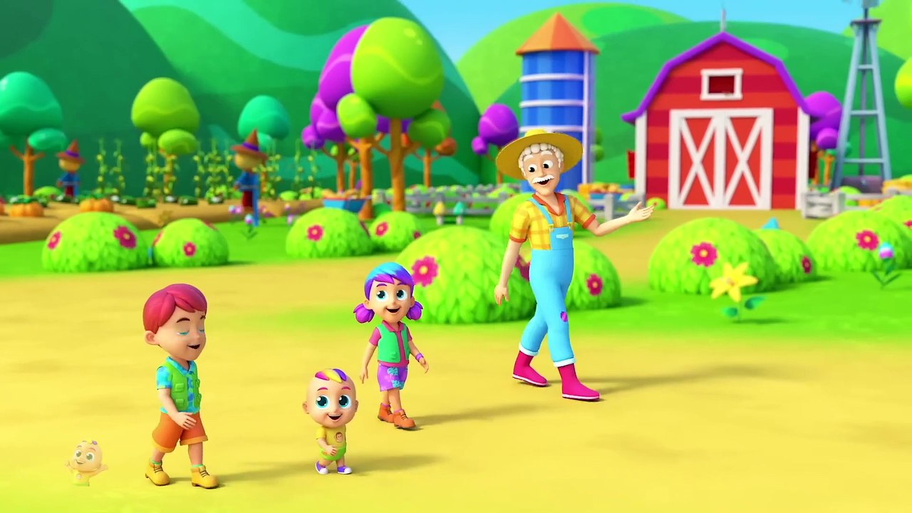 Old Farmer Joe Had A Farm _ Joe's Farm Song For Kids _ Nursery Rhymes and Baby Songs with Zoobees