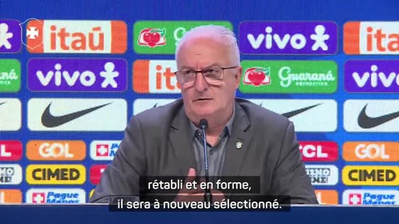 Brésil - Dorival : "Dès que Neymar sera rétabli et en forme, il sera à nouveau sélectionné"