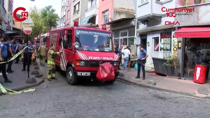 Beyoğlu’nda pilavcıda gaz sızıntısı nedeniyle patlama 2 yaralı