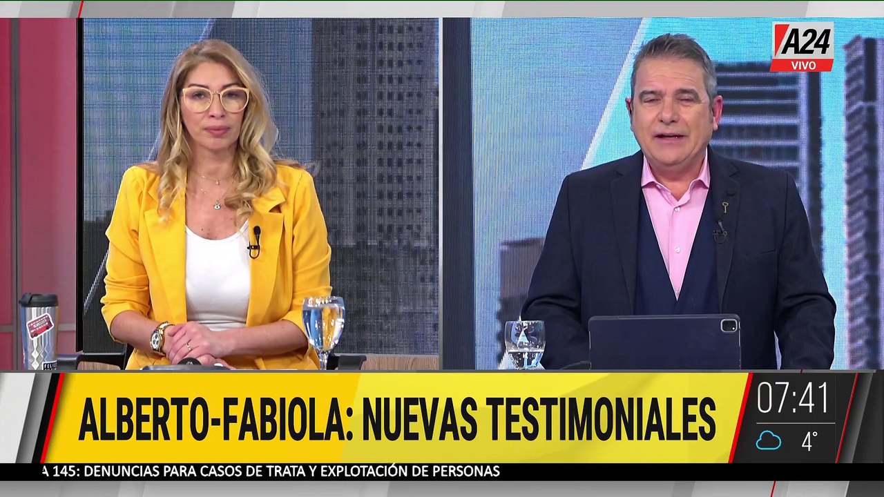 ALBERTO FERNÁNDEZ y FABIOLA YAÑEZ: nuevas testi...