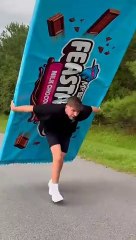 Running With Bigger And Bigger Feastables