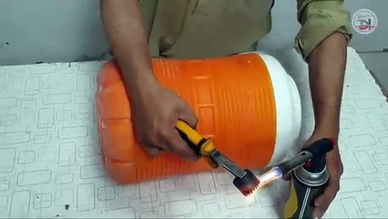 Unique ldeas Fan convert to Air cooler.Fan to AC