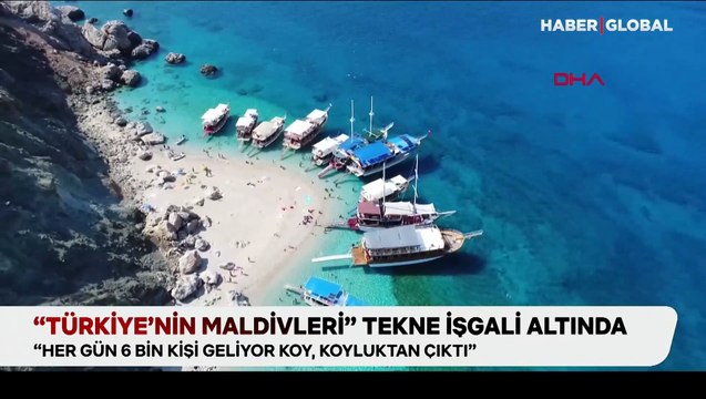 “Türkiye’nin Maldivleri” tekne işgali altında: “Her gün 6 bin kişi geliyor koy, koyluktan çıktı”