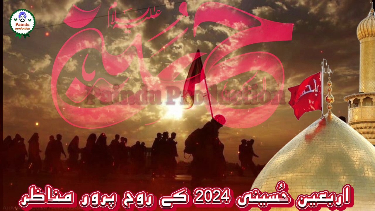 Arbaeen walk 2024 najaf to Karbala chahlum imam Hussain as