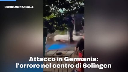 Attacco in Germania: l'orrore nel centro di Solingen