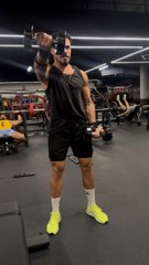 Dumbbell front raises