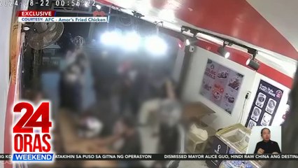 Mga customer sa kainan, hinoldap ng 5 salarin | 24 Oras Weekend