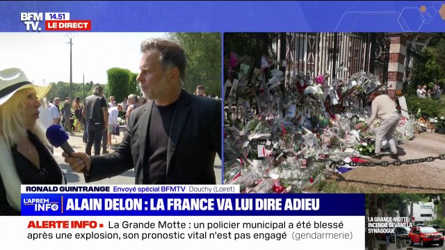 J'étais hypnotisée par son magnétisme et son jeu d'acteur : de nombreux fans présents à Douchy pour rendre un dernier hommage à Alain Delon