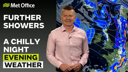 Download Video: Met Office Evening Weather Forecast 24/08/2024 - Showers with cooler temperatures