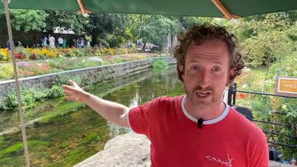 Locals say tourists trashing flowerbeds to get Insta pictures