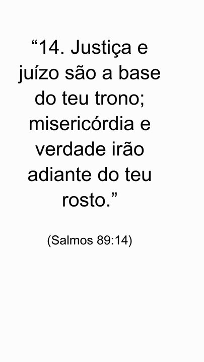 Salmos 89:14