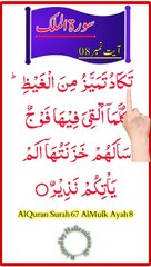 Al-Quran - Surah 67 - Al-Mulk - Ayah 08 | daily tilawat quran | hafiz salman ali