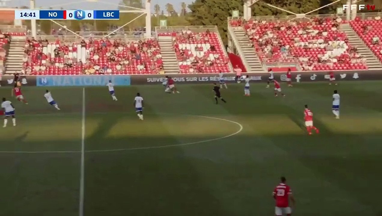 Nîmes vs Châteauroux, le but le 23/08/2024